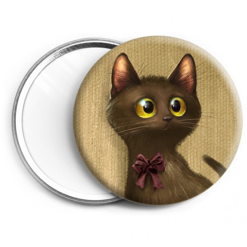 Miroir Chat noir