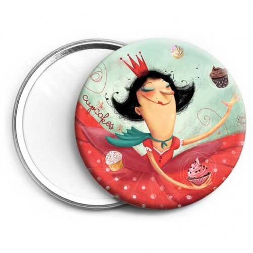 Miroir Reine des Cupcakes